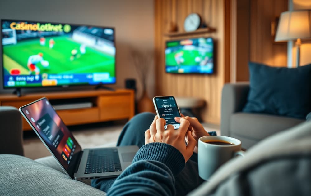 Norsk spiller som setter inn penger via Vipps hos en bookmaker.